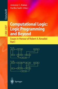 Enlarge image Cover: Computational Logic: Logic Programming and Beyond - Springer