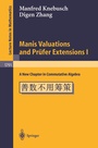 Cover: Manis Valuations and Pr&uuml;fer Extensions I - Springer
