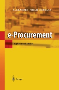Abbildung von: e-Procurement - Springer