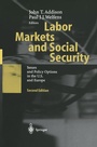 Cover: Labor Markets and Social Security - Springer