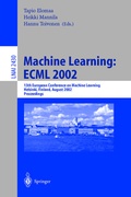 Cover: Machine Learning: ECML 2002 - Springer