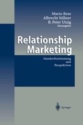 Cover: Relationship Marketing - Springer