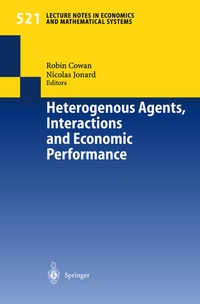 Enlarge image Cover: Heterogenous Agents, Interactions and Economic Performance - Springer