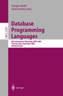 Cover: Database Programming Languages - Springer