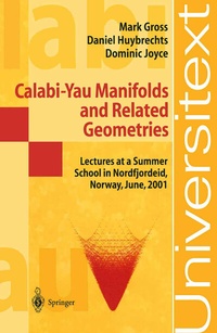Abbildung von: Calabi-Yau Manifolds and Related Geometries - Springer