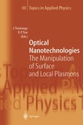 Cover: Optical Nanotechnologies - Springer