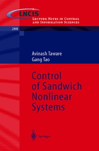 Enlarge image Cover: Control of Sandwich Nonlinear Systems - Springer