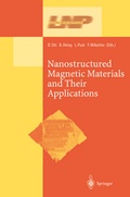 Cover: Nanostructured Magnetic Materials and Their Applications - Springer