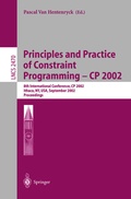 Cover: Principles and Practice of Constraint Programming - CP 2002 - Springer