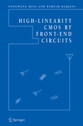 Cover: High-Linearity CMOS RF Front-End Circuits - Springer