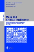 Cover: Music and Artificial Intelligence - Springer