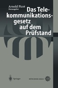 Cover: Das Telekommunikationsgesetz auf dem Pr&uuml;fstand - Springer