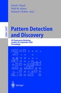 Cover: Pattern Detection and Discovery - Springer