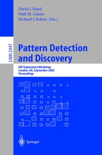 Enlarge image Cover: Pattern Detection and Discovery - Springer