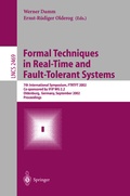 Cover: Formal Techniques in Real-Time and Fault-Tolerant Systems - Springer