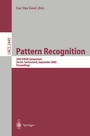 Cover: Pattern Recognition - Springer