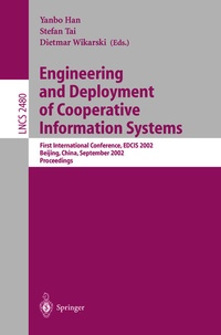 Enlarge image Cover: Engineering and Deployment of Cooperative Information Systems - Springer