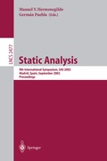 Cover: Static Analysis - Springer