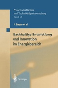Cover: Nachhaltige Entwicklung und Innovation im Energiebereich - Springer