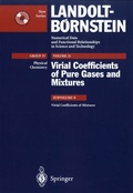 Cover: Virial Coefficients of Pure Gases and Mixtures - Springer