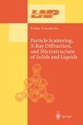 Cover: Particle Scattering, X-Ray Diffraction, and Microstructure of Solids and Liquids - Springer