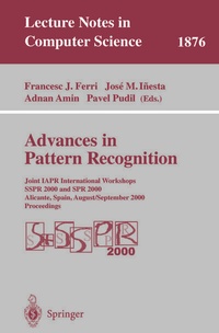 Enlarge image Cover: Advances in Pattern Recognition - Springer