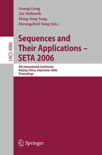 Enlarge image Cover: Sequences and Their Applications - SETA 2006 - Springer