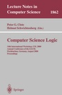 Cover: Computer Science Logic - Springer