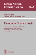 Cover: Computer Science Logic - Springer