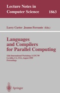 Cover: Languages and Compilers for Parallel Computing - Springer