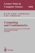 Cover: Computing and Combinatorics - Springer