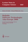 Cover: Reliable Software Technologies Ada-Europe 2000 - Springer