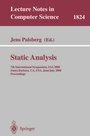 Cover: Static Analysis - Springer