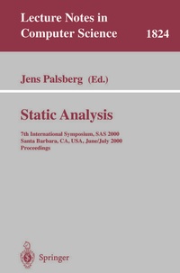 Enlarge image Cover: Static Analysis - Springer