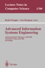 Cover: Advanced Information Systems Engineering - Springer