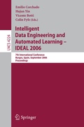 Cover: Intelligent Data Engineering and Automated Learning - IDEAL 2006 - Springer