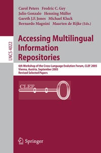 Abbildung von: Accessing Multilingual Information Repositories - Springer