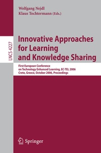 Enlarge image Cover: Innovative Approaches for Learning and Knowledge Sharing - Springer