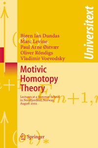 Abbildung von: Motivic Homotopy Theory - Springer
