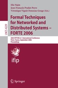 Cover: Formal Techniques for Networked and Distributed Systems - FORTE 2006 - Springer