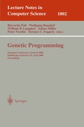 Cover: Genetic Programming - Springer