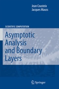 Cover: Asymptotic Analysis and Boundary Layers - Springer