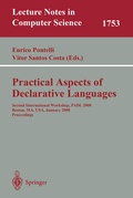 Cover: Practical Aspects of Declarative Languages - Springer