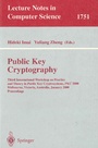 Cover: Public Key Cryptography - Springer