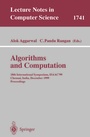Cover: Algorithms and Computations - Springer