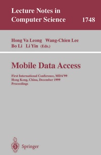 Enlarge image Cover: Mobile Data Access - Springer