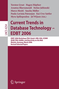 Enlarge image Cover: Current Trends in Database Technology - EDBT 2006 - Springer