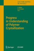 Cover: Progress in Understanding of Polymer Crystallization - Springer