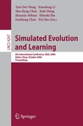 Cover: Simulated Evolution and Learning - Springer