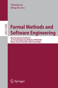 Enlarge image Cover: Formal Methods and Software Engineering - Springer